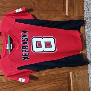 Womens Nebraska v neck shirt